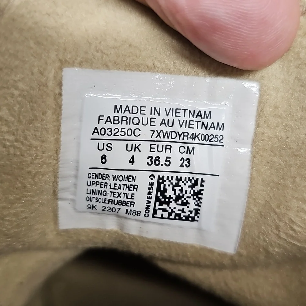 CONVERSE CTAS LIFT PLATFORM SNEAKERS BFPM-03-030 - Picture 10 of 10